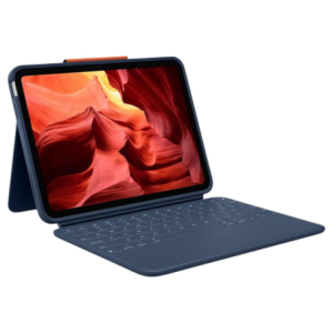Logitech Étui et clavier 920-011182 Rugged Combo 4 Touch für iPad Bleu