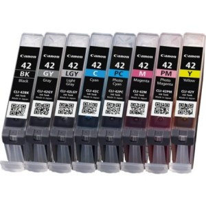 Canon Encre 6384B010 CLI-42 Multipack BK C M Y PC PM GY
