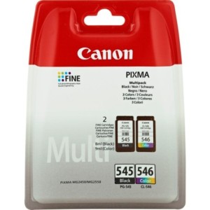 Canon Encre 8287B005 PG-545 CL-546 Multipack in Blister BK C M Y