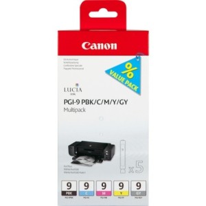 Canon Encre 1034B013 PGI-9 PBK C M Y GY