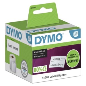 Dymo Étiquette S0722560 / 11356 Blanc