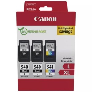 Canon Encre 5224B017 PG-540L CL-541XL XL Multipack 2xBK C M Y