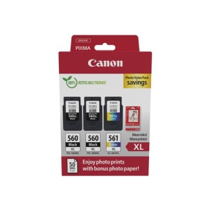 Canon Encre 3712C012 PG-560XL CL-561XL XL Multipack 2xBK C M Y