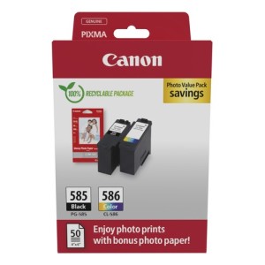 Canon Encre 6205C004 PG-585 CL-586 Multipack BK C M Y