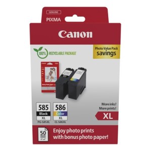 Canon Encre 6204C005 PG-585XL CL-586XL XL Multipack BK C M Y