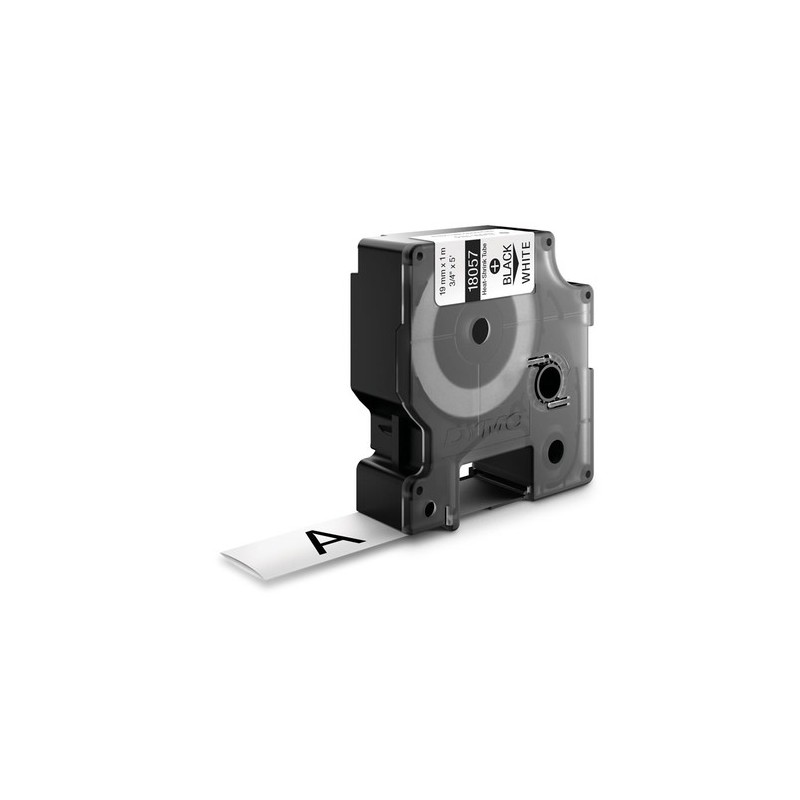 Dymo Gaine thermorétractable 18057 Rhino Industrial XL Noir sur Blanc