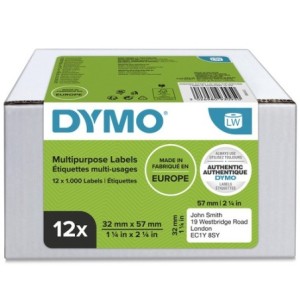 Dymo Étiquette 2093095 Blanc