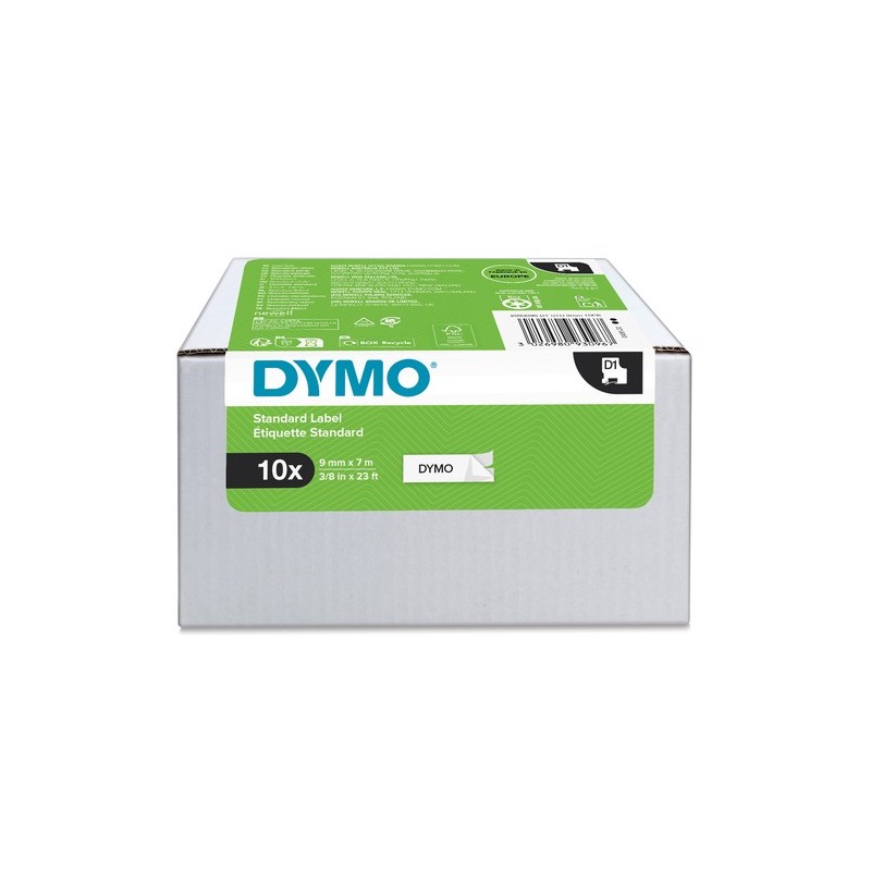 Dymo Étiquette 2093096 Noir sur Blanc