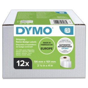 Dymo Étiquette S0722420 L13186 12-Pack Blanc