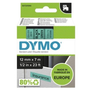 Dymo Ruban encreur S0720590 45019 Noir sur vert
