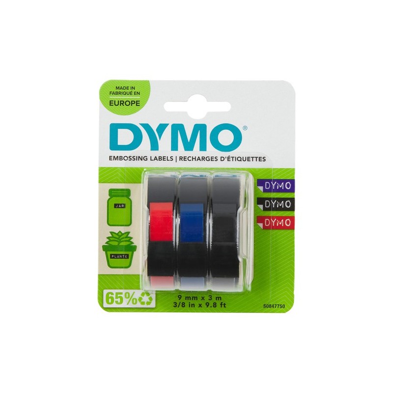 Dymo Ruban encreur S0847750 Multipack Noir rouge