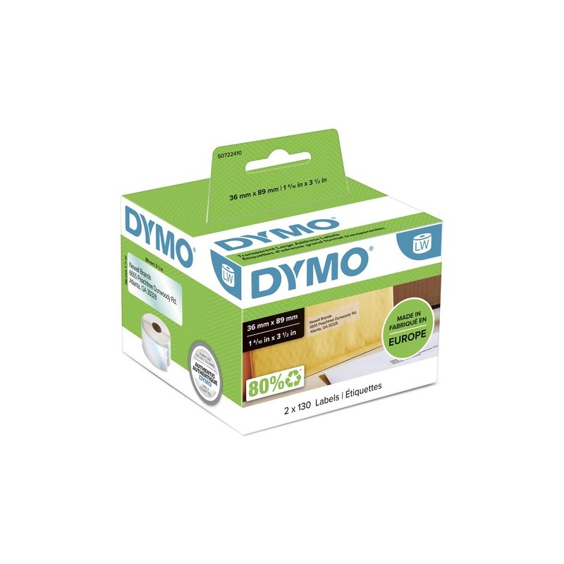 Dymo Étiquette S0722410 99013 Double pack