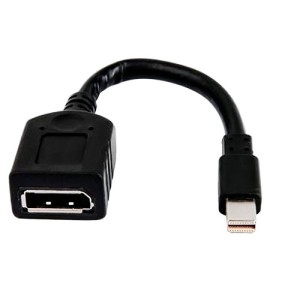 HP Adaptateur 2MY05AA DisplayPort to Mini DisplayPort Noir