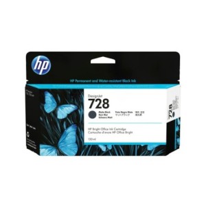 HP Encre 3WX25A 728 XL Noir Mat