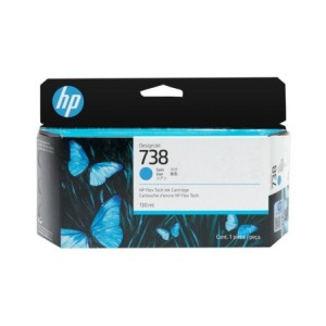 HP Encre 498N5A 738 Cyan
