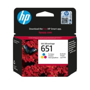 HP Encre C2P11AE 651 C M Y