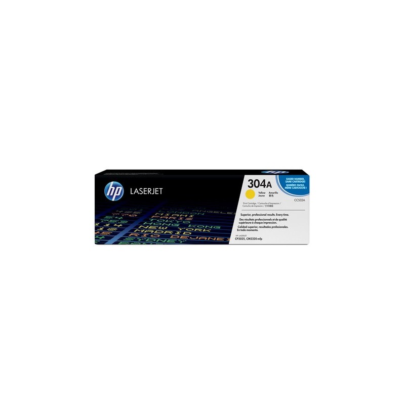 HP Toner CC532A 304A Jaune