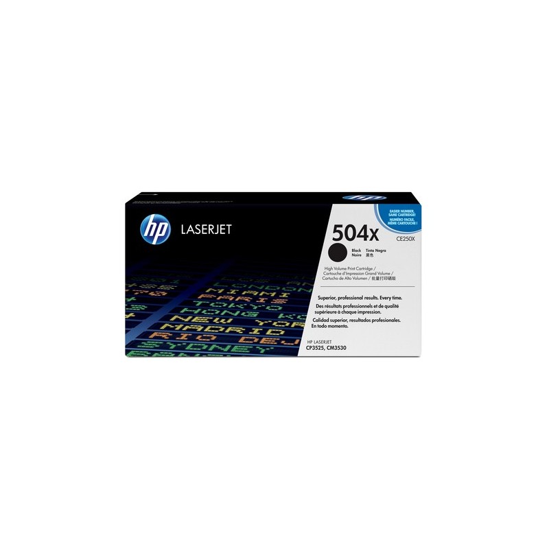HP Toner CE250X 504X XL Noir