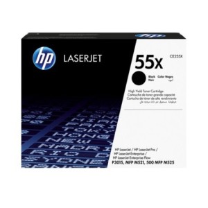 HP Toner CE255X 55X XL Noir
