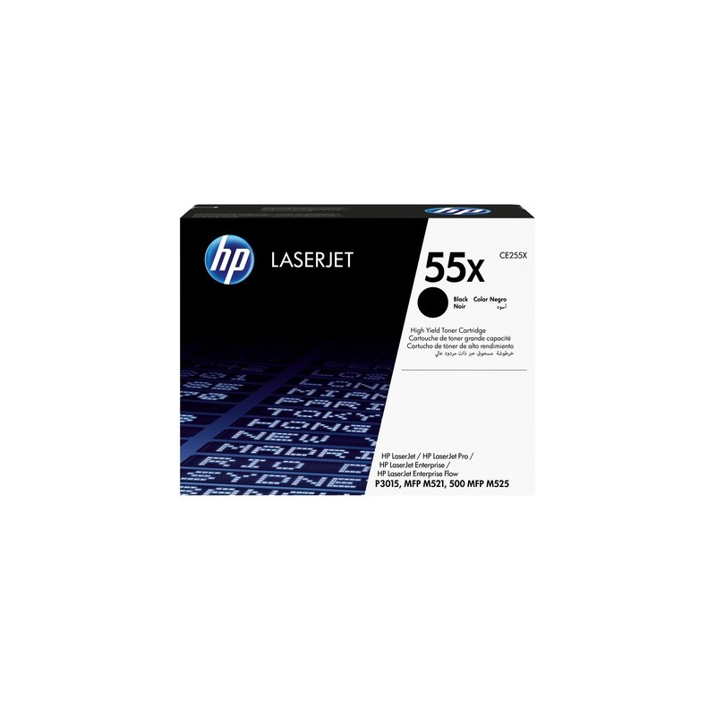 HP Toner CE255X 55X XL Noir