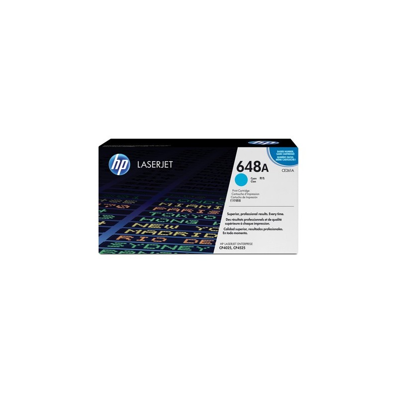 HP Toner CE261A 648A Cyan