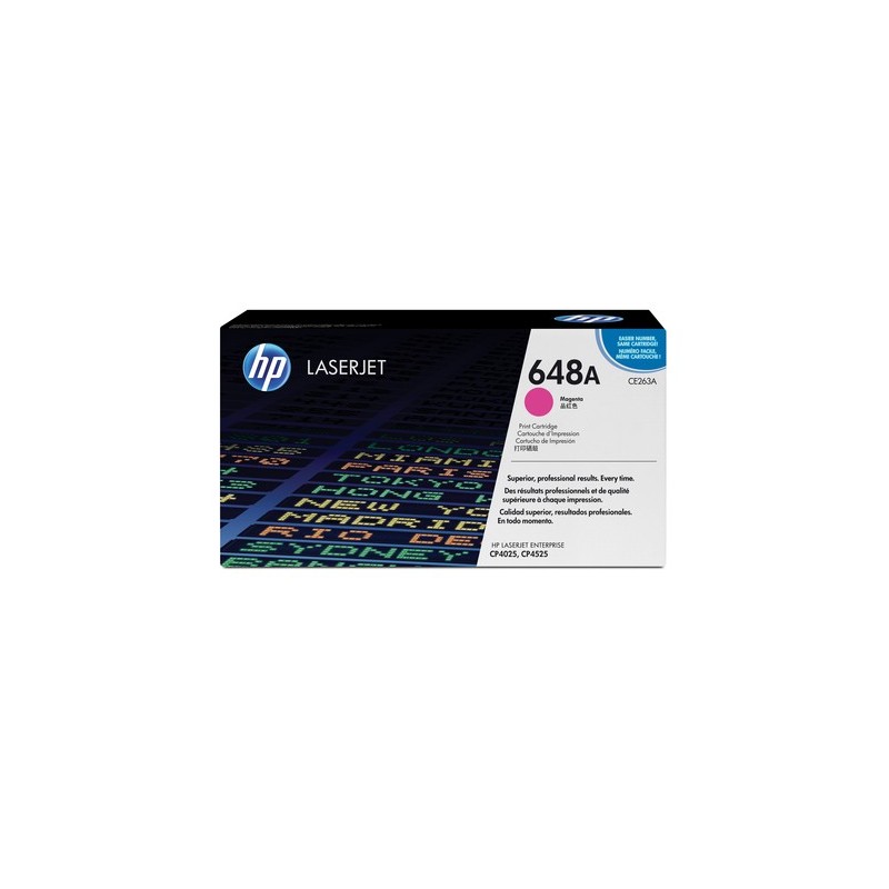 HP Toner CE263A 648A Magenta