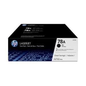 HP Toner CE278AD 78A Double pack Noir