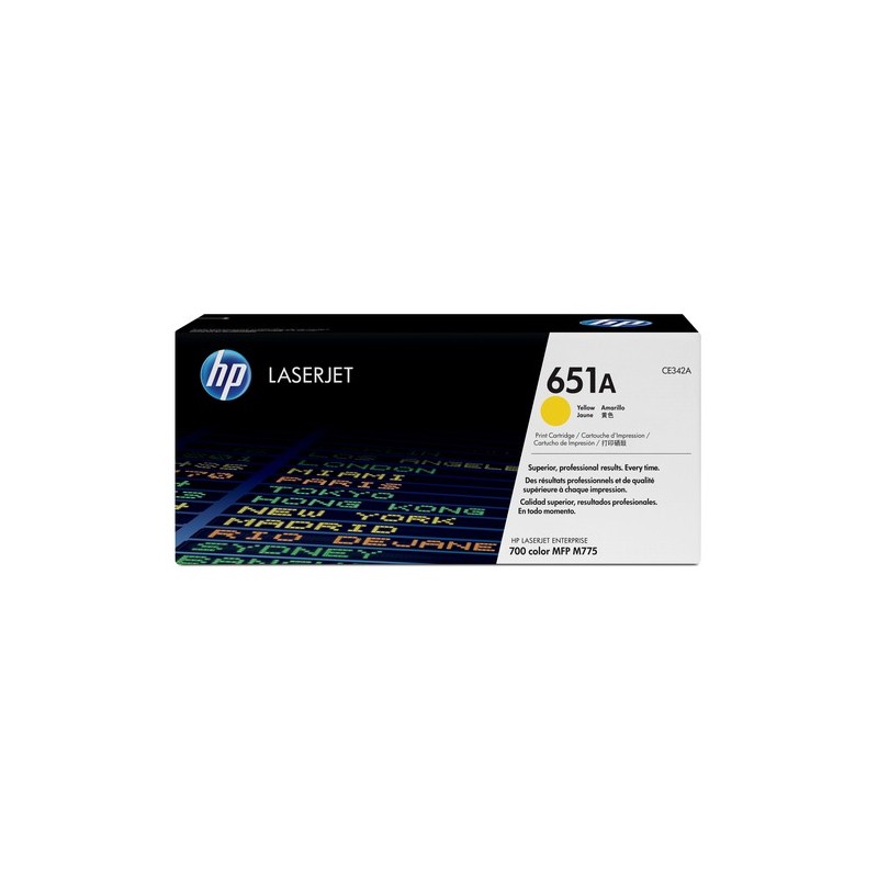 HP Toner CE342A 651A Jaune