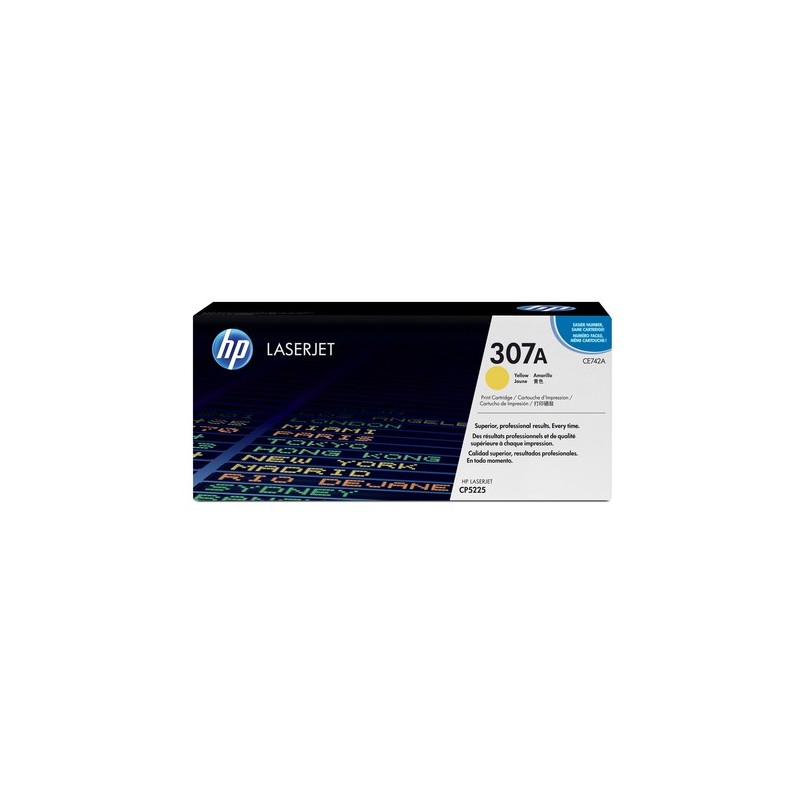 HP Toner CE742A 307A Jaune