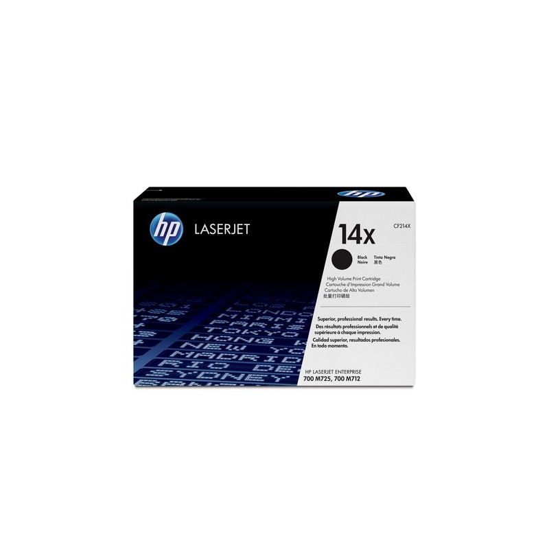 HP Toner CF214X 14X XL Noir