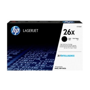 HP Toner CF226X 26X XL Noir