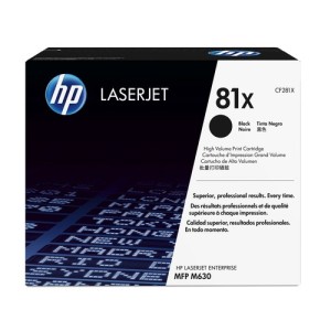 HP Toner CF281X 81X Noir