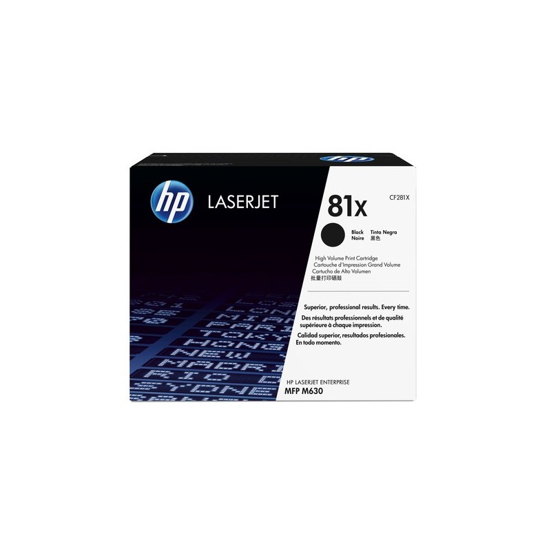 HP Toner CF281X 81X Noir