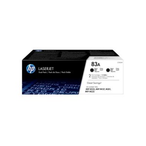 HP Toner CF283AD 83A Double pack Noir