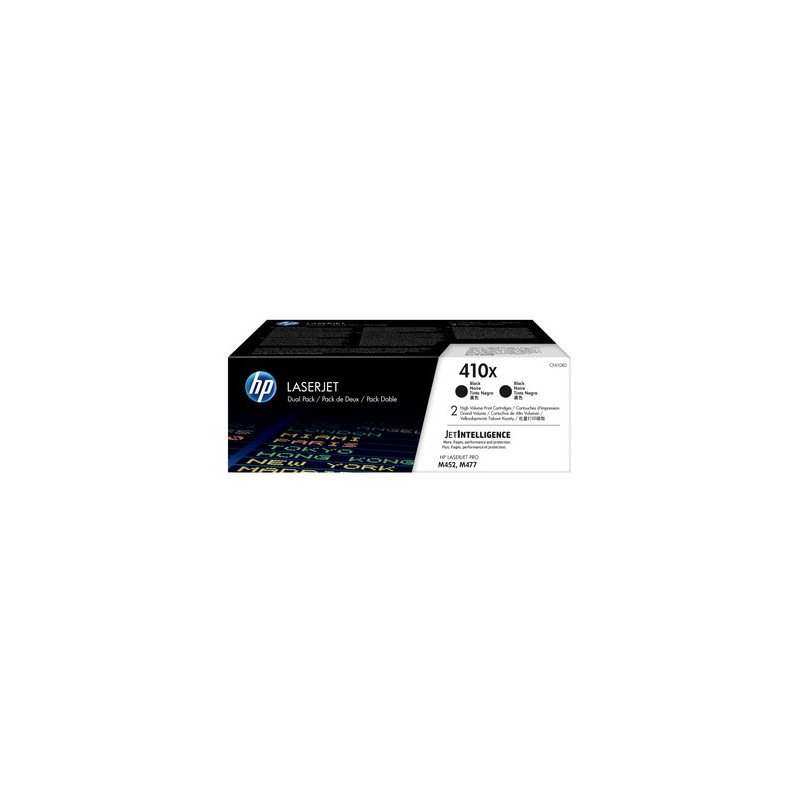 HP Toner CF410XD 410X XL Doppelpack Noir