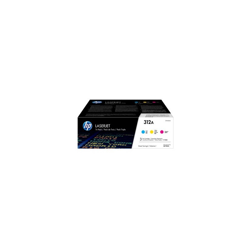 HP Toner CF440AM 312A Multipack C M Y