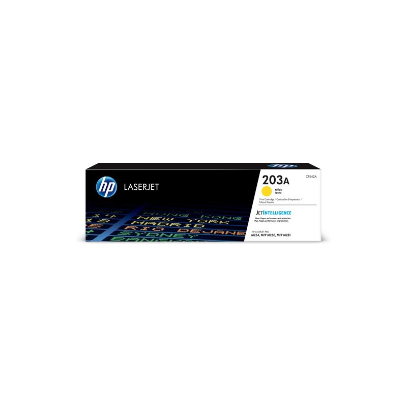 HP Toner CF542A 203A Jaune