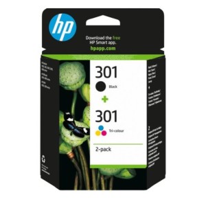 HP Encre N9J72AE 301 Multipack BK C M Y