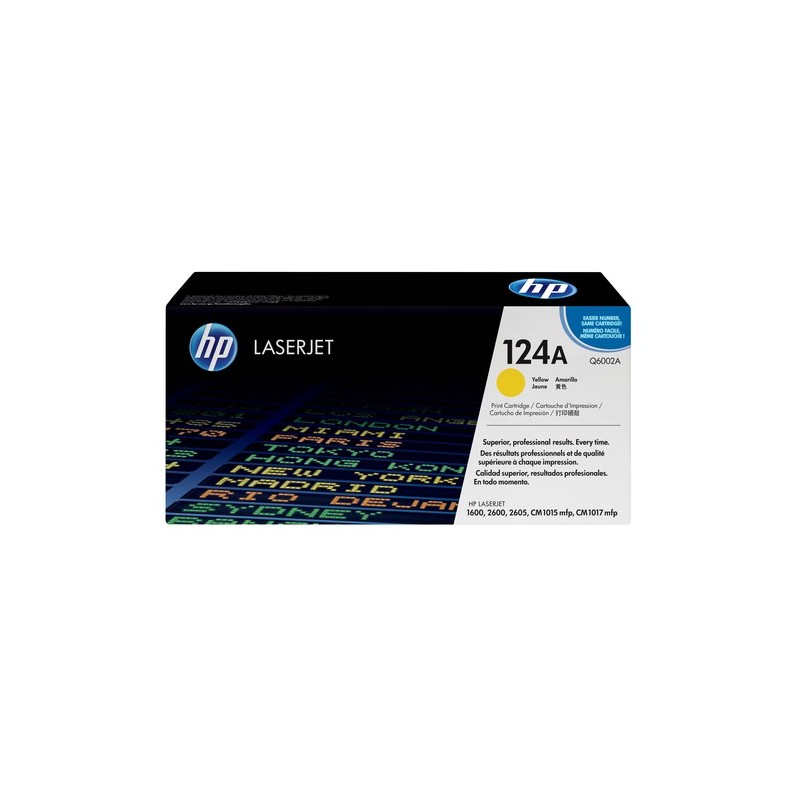HP Toner Q6002A 124A Jaune