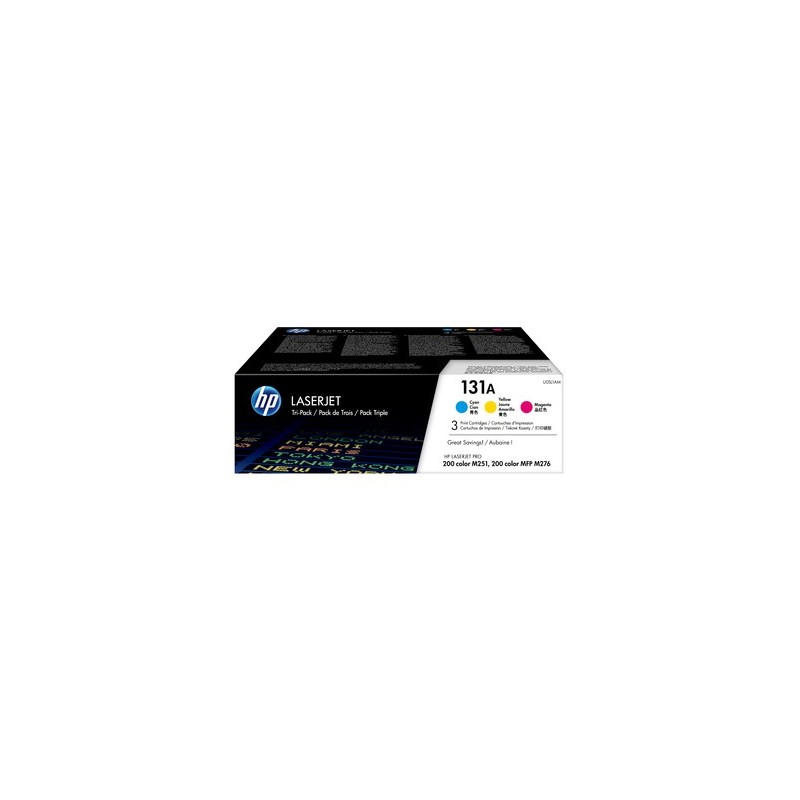 HP Toner U0SL1AM 131A Multipack C M Y