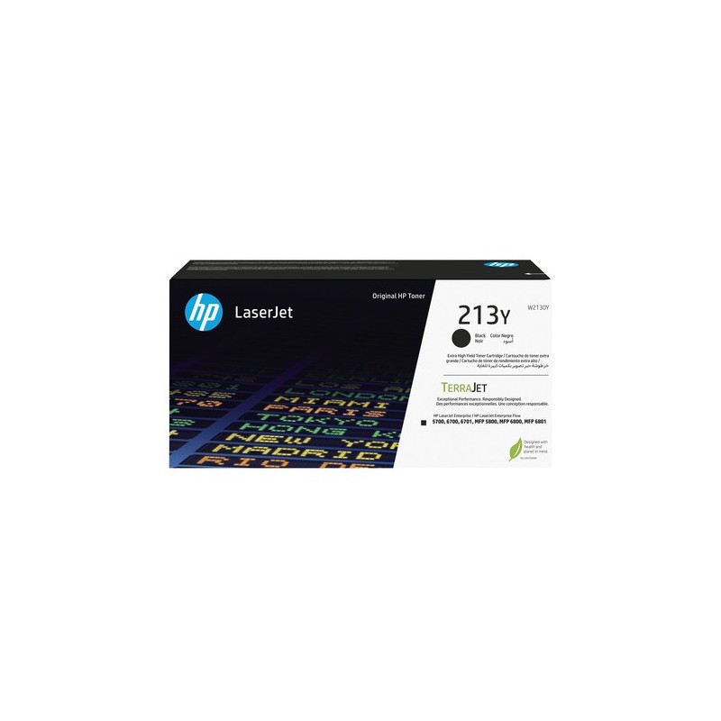 HP Toner W2130Y 213Y Noir
