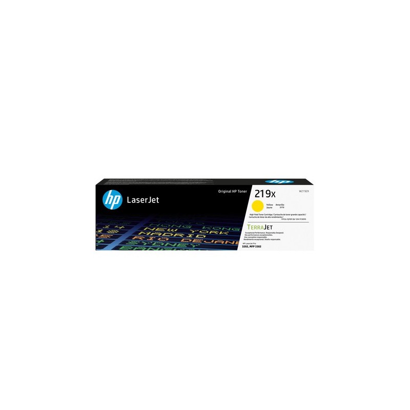 HP Toner W2192X 219X XL Jaune