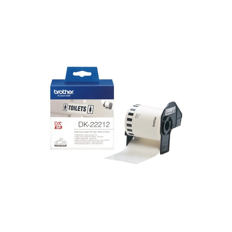 Brother Étiquette DK22212 DK-22212 Blanc
