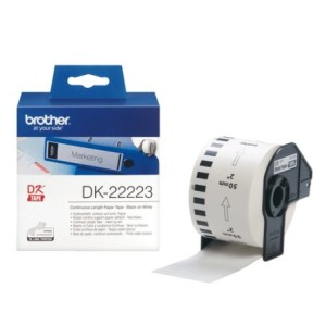 Brother Étiquette DK22223 DK-22223 Blanc