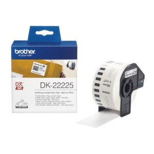 Brother Étiquette DK22225 DK-22225 Blanc