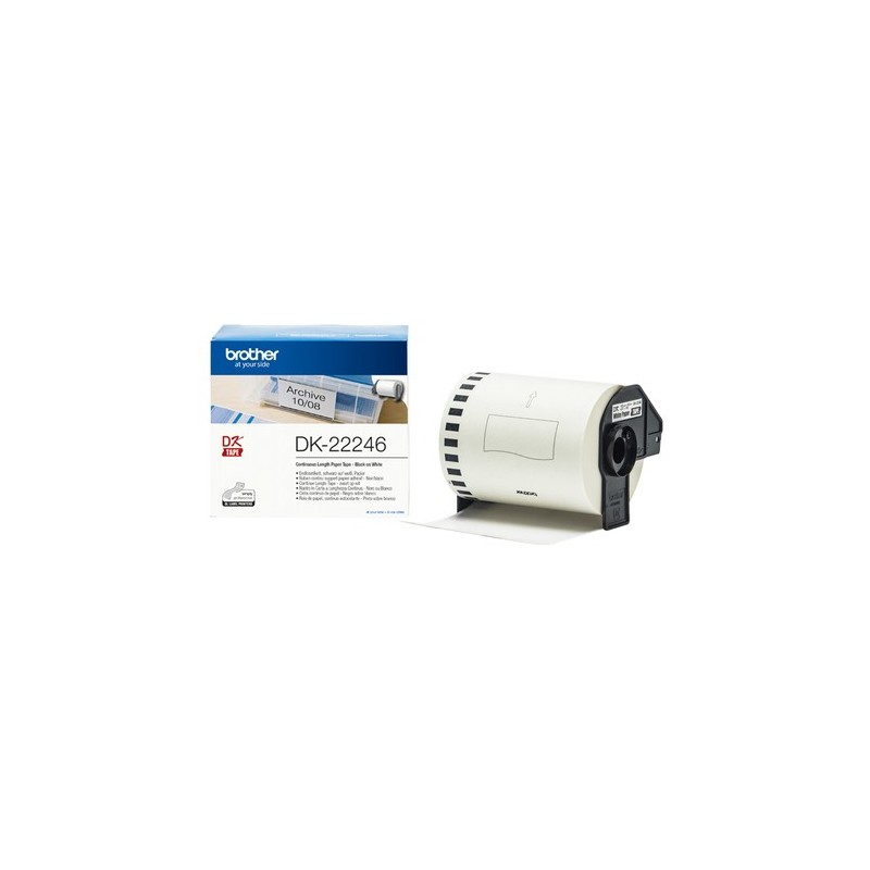Brother Étiquette DK22246 DK-22246 Blanc