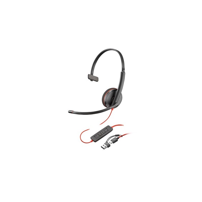 Poly Casque 8X214AA Blackwire 3210 Noir