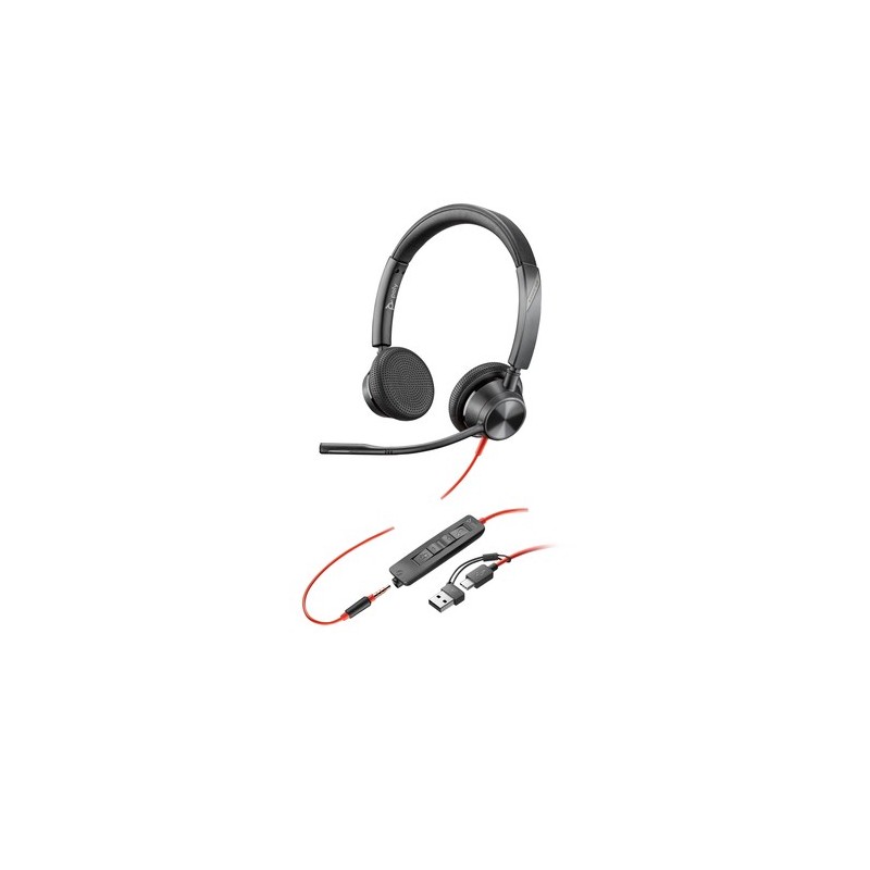 Poly Casque 8X221AA Blackwire 3325 Noir