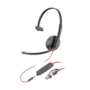 Poly Casque 8X227AA Blackwire 3215 Noir