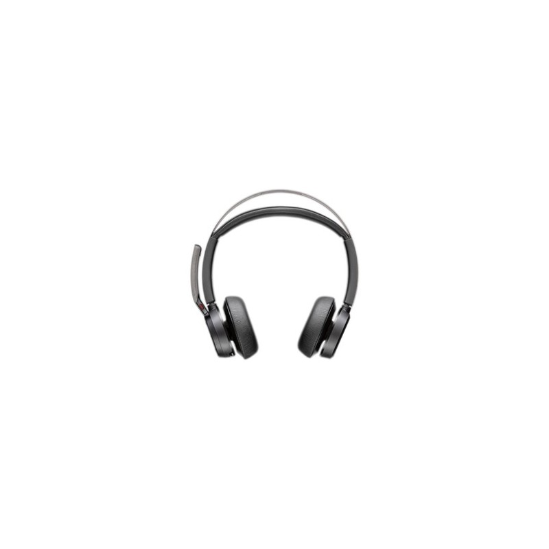 Poly Casque 9T9J6AA-AC3 Voyager Focus 2 MS mit Ladestation Noir